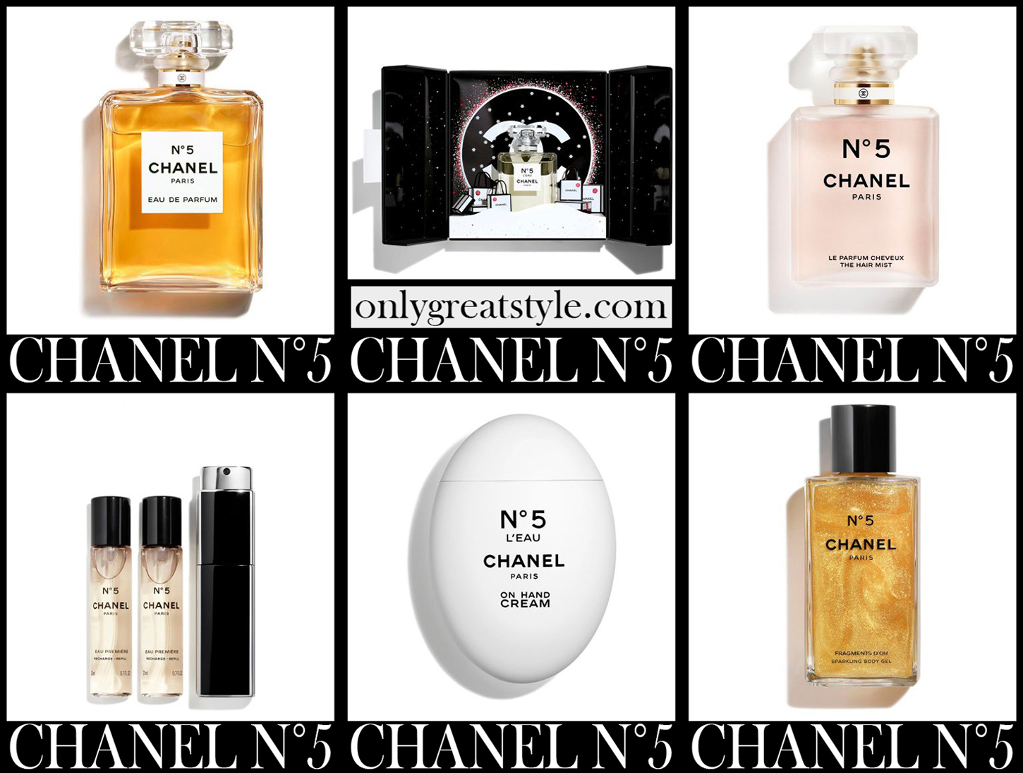 Chanel N°5 perfumes 2021 new arrivals gift ideas for women