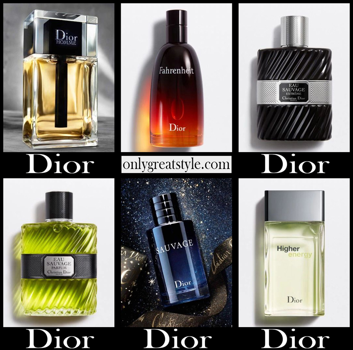 Dior perfumes 2021 new arrivals gift ideas for men