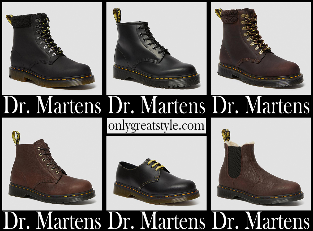 Dr. Martens shoes 2021 new arrivals mens boots