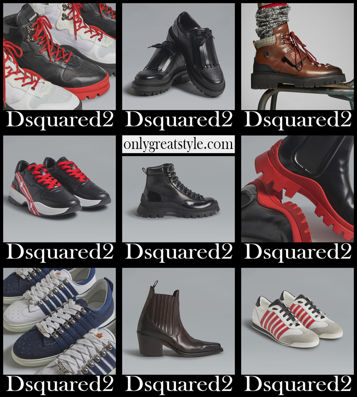 Dsquared2 shoes 2021 new arrivals mens footwear