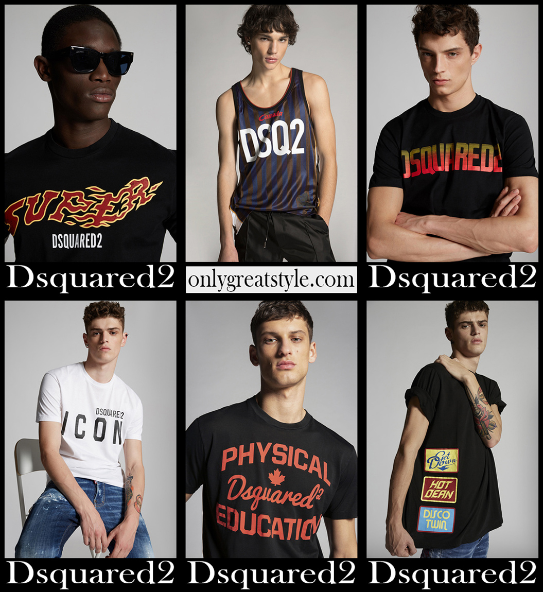 Dsquared2 t shirts 2021 new arrivals mens clothing