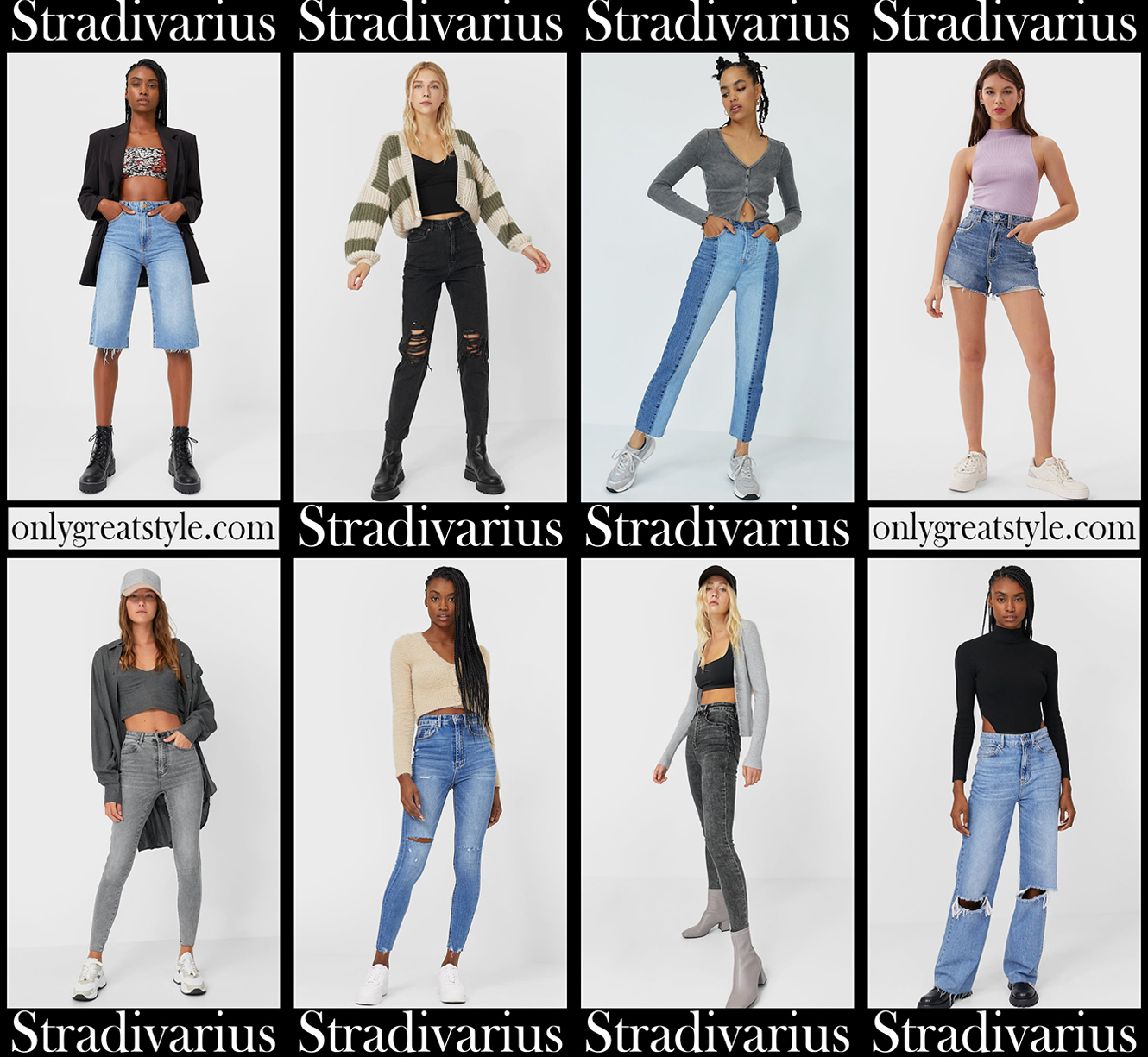 Stradivarius jeans 2021 new arrivals womens clothing