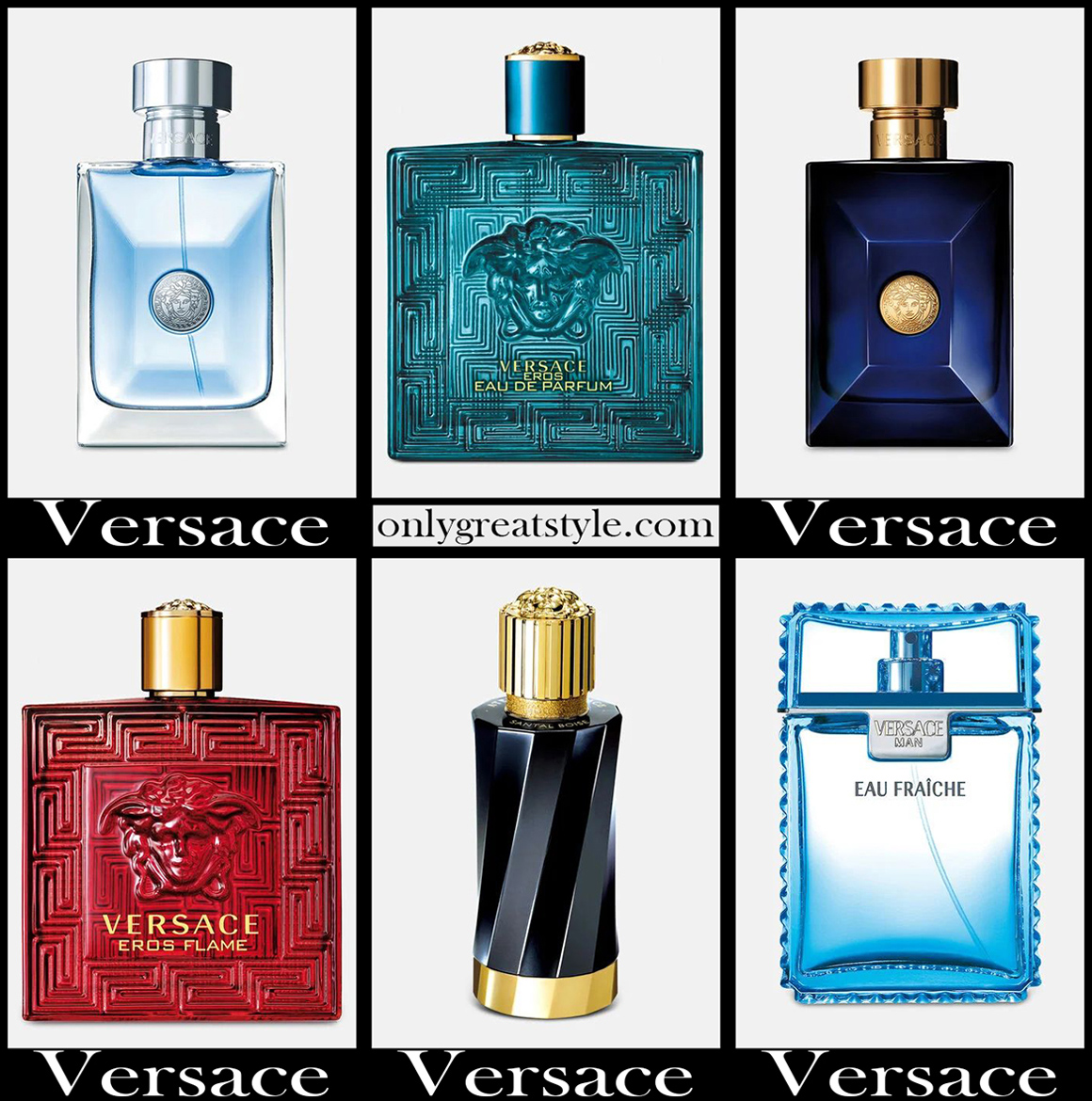 Versace perfumes 2021 new arrivals gift ideas for men