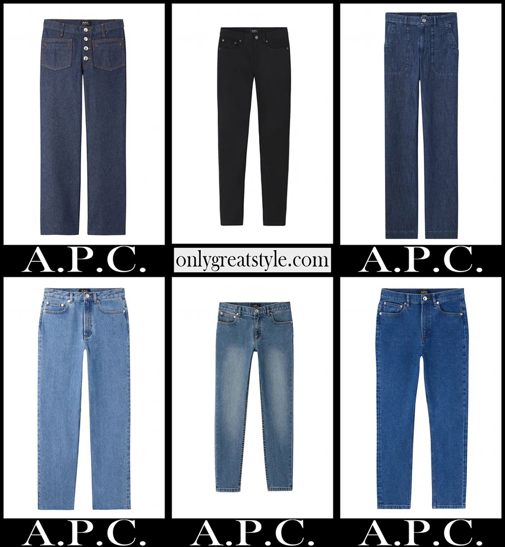 A.P.C. jeans 2021 new arrivals womens clothing denim