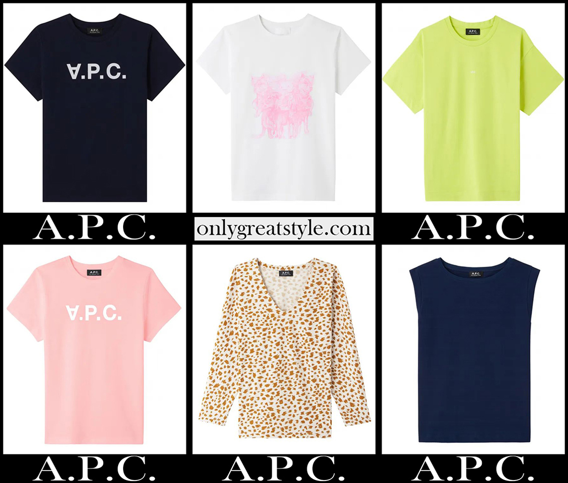 A.P.C. t-shirts 2021 new arrivals women’s clothing
