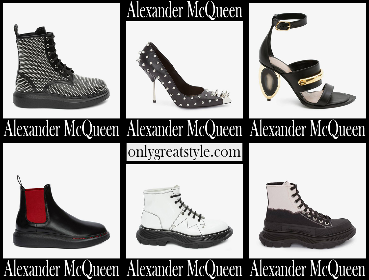 Alexander McQueen shoes 2021 new arrivals womens