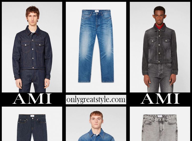 Ami jeans 2021 new arrivals mens clothing denim