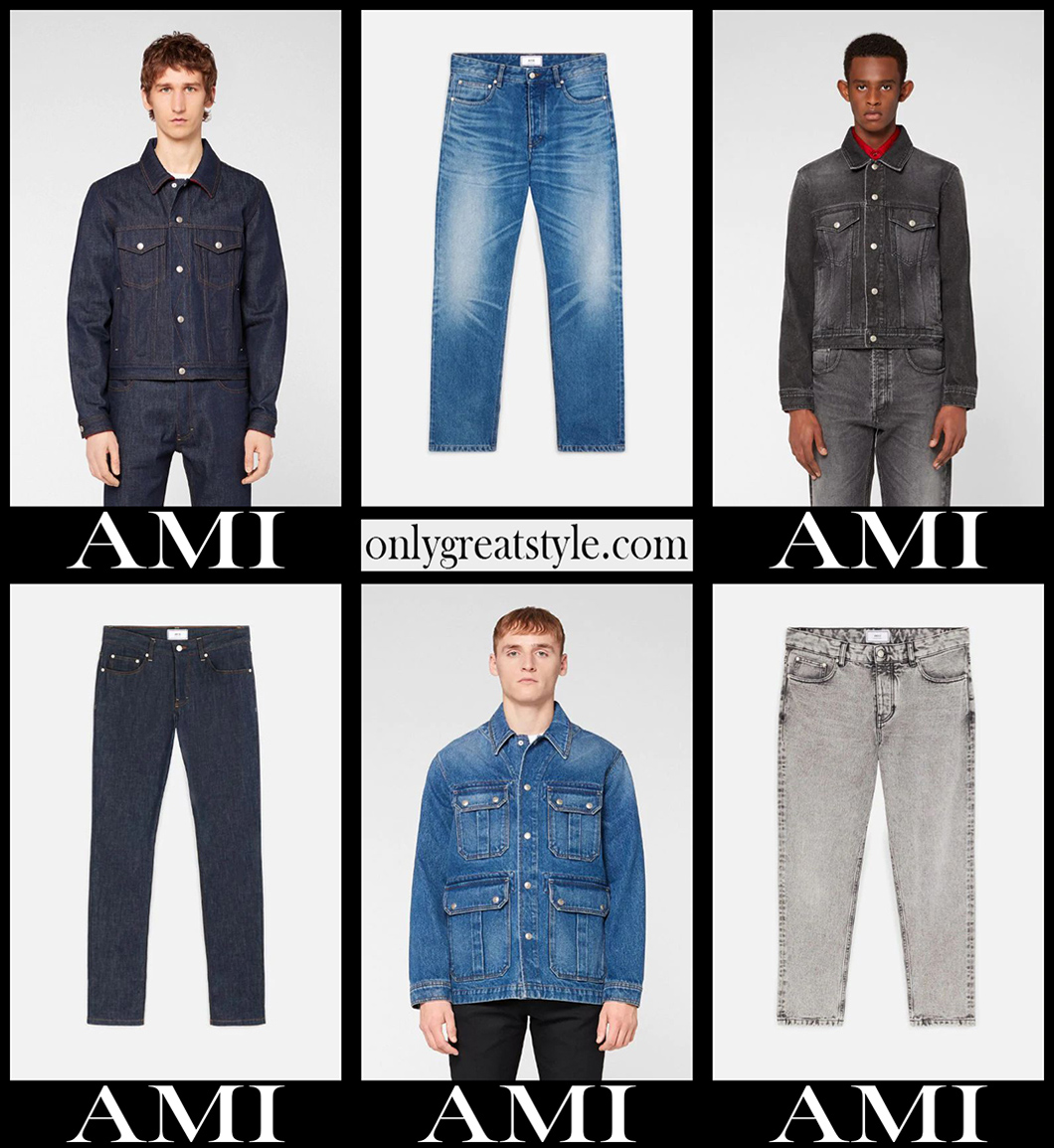 Ami jeans 2021 new arrivals mens clothing denim