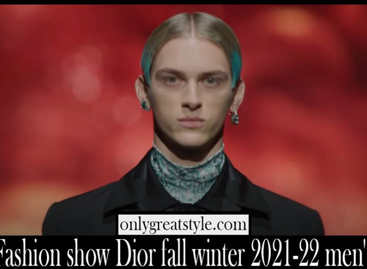 Fashion show Dior fall winter 2021 22 mens