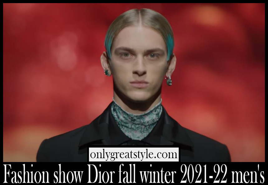 Fashion show Dior fall winter 2021 22 mens