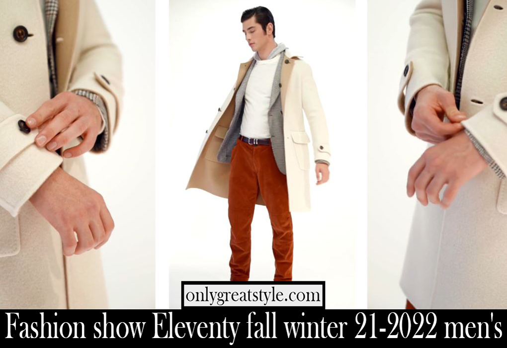 Fashion show Eleventy fall winter 21 2022 mens