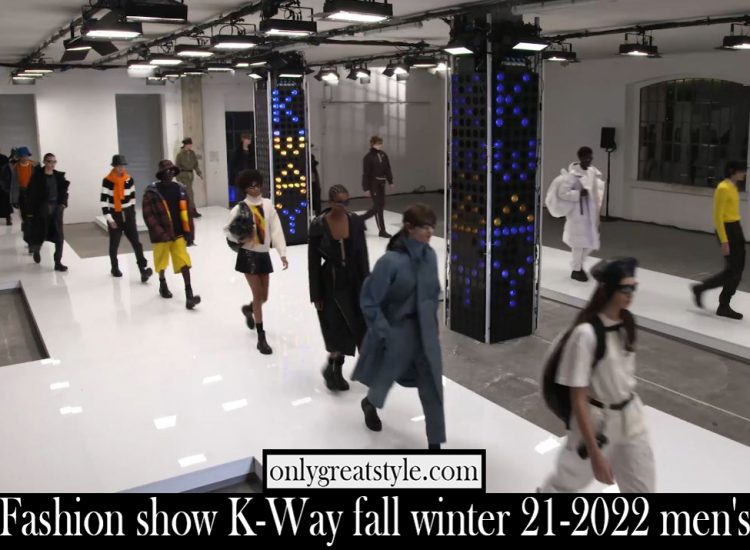 Fashion show K Way fall winter 21 2022 mens