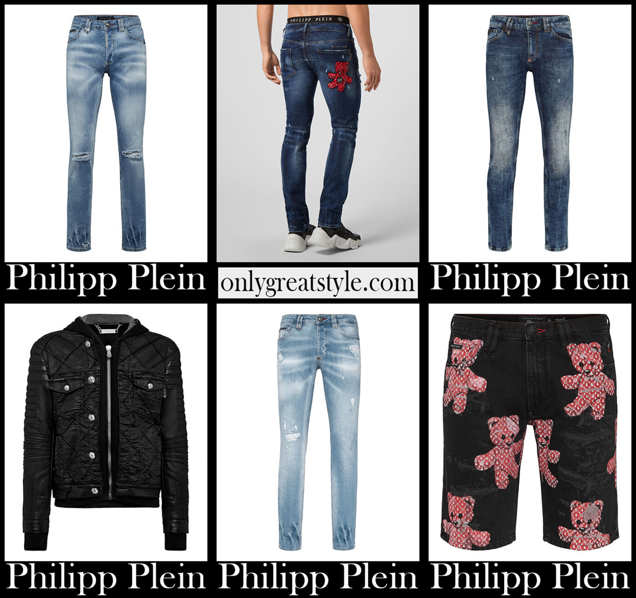 Philipp Plein jeans 2021 new arrivals mens clothing