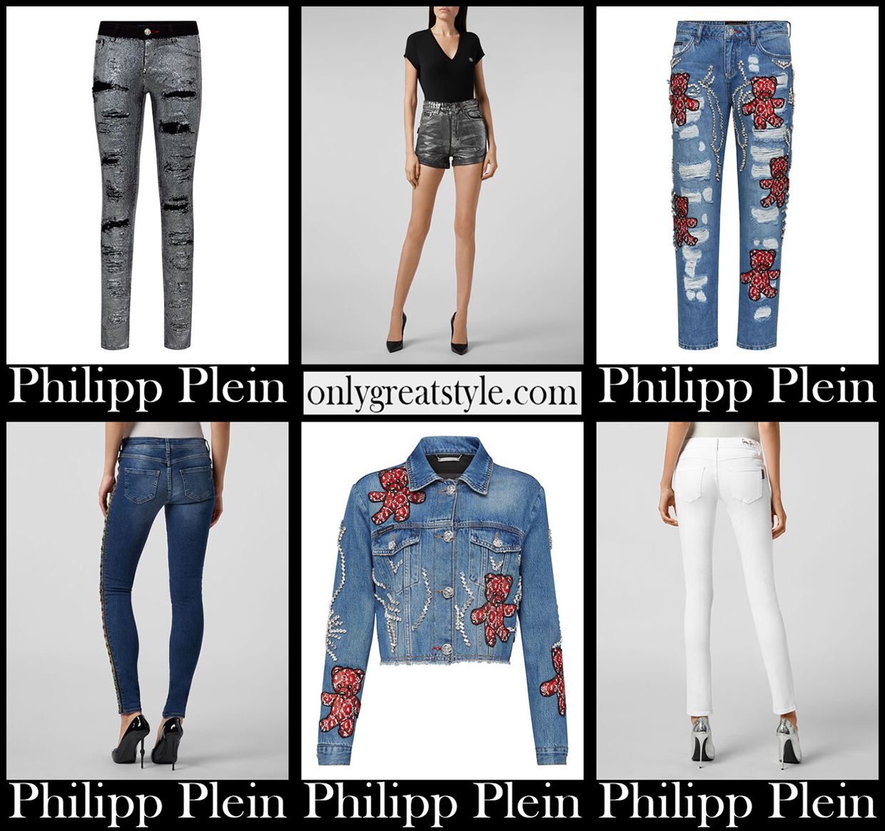 Philipp Plein jeans 2021 new arrivals womens clothing