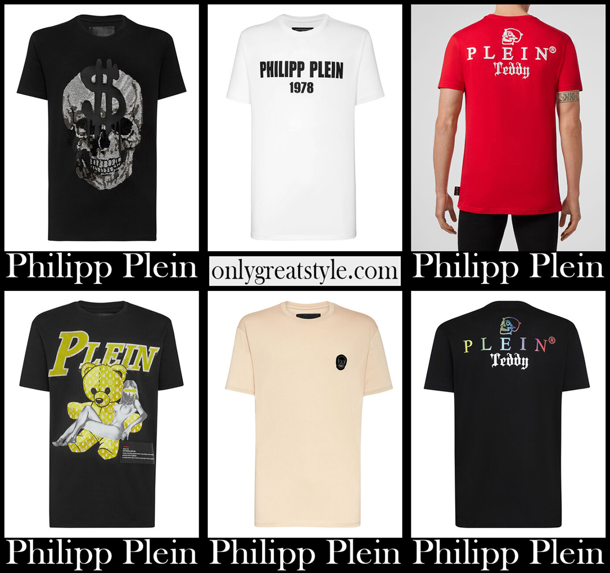 Philipp Plein t shirts 2021 new arrivals mens fashion clothing