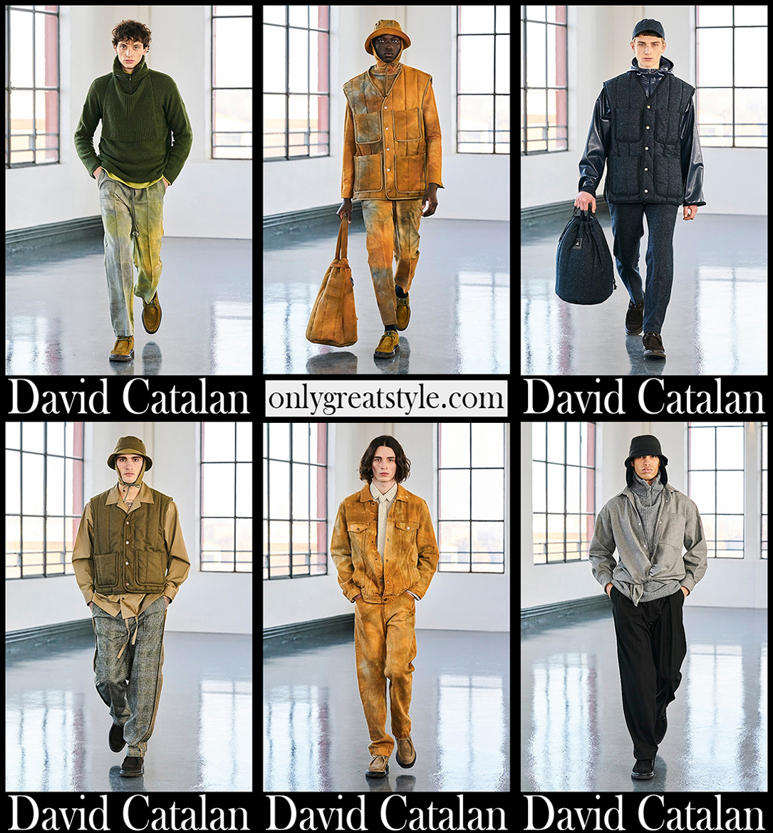 Fashion David Catalan fall winter 21 2022 mens clothing