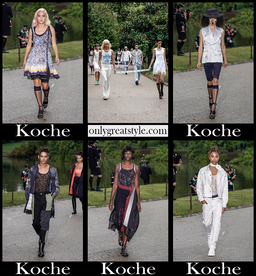 Fashion Koche spring summer 2021 womens clothing