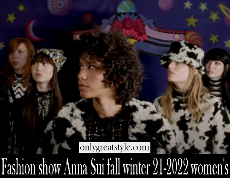 Fashion show Anna Sui fall winter 21 2022 womens