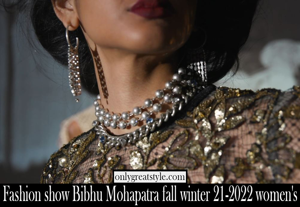 Fashion show Bibhu Mohapatra fall winter 21 2022 womens