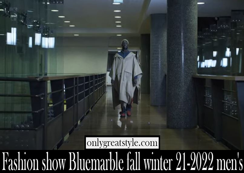 Fashion show Bluemarble fall winter 21 2022 mens