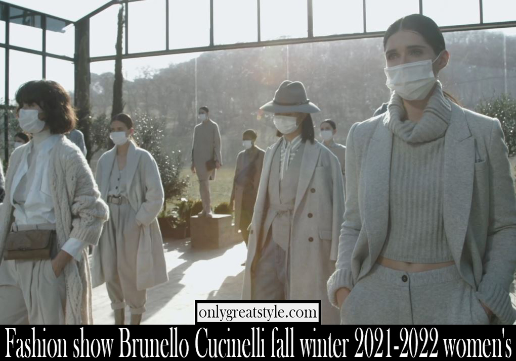 Fashion show Brunello Cucinelli fall winter 2021 2022 womens