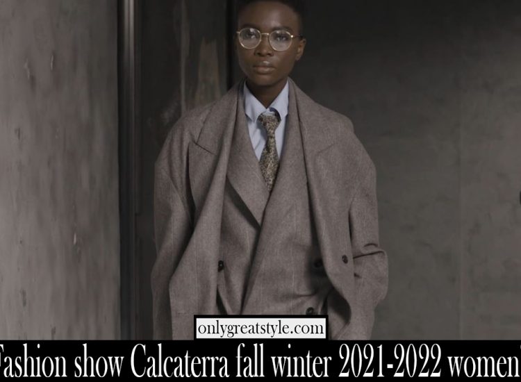 Fashion show Calcaterra fall winter 2021 2022 womens
