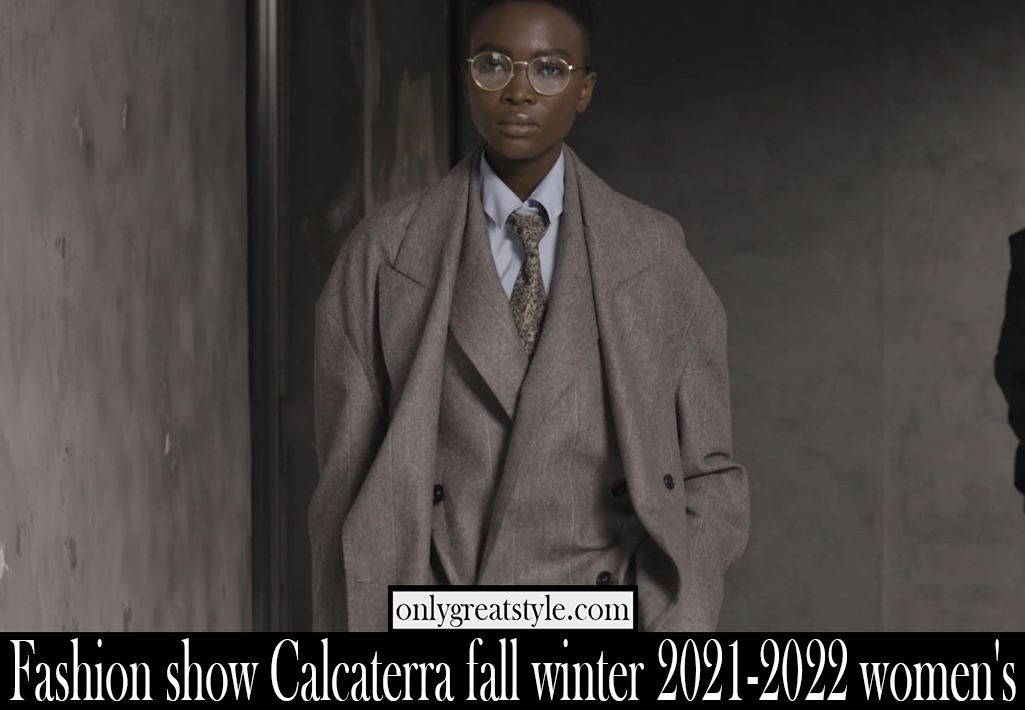 Fashion show Calcaterra fall winter 2021 2022 womens