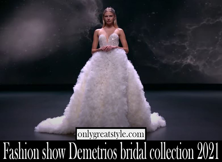 Fashion show Demetrios bridal collection 2021
