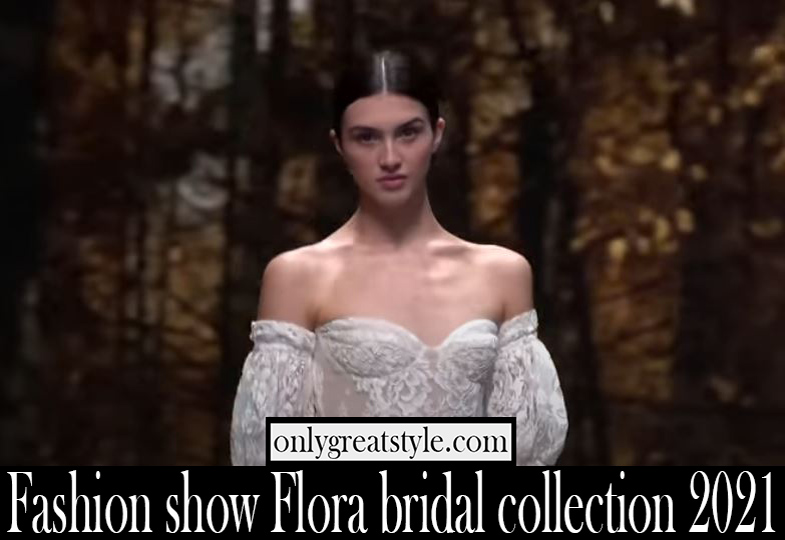 Fashion show Flora bridal collection 2021