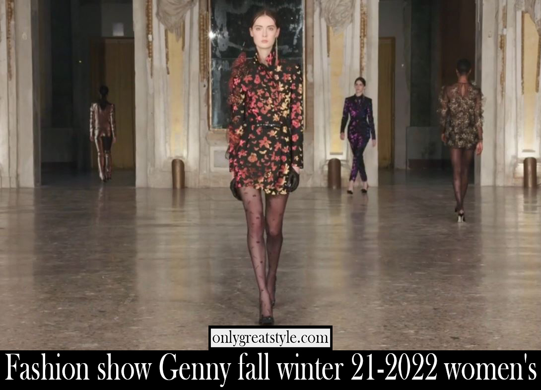 Fashion show Genny fall winter 21 2022 womens