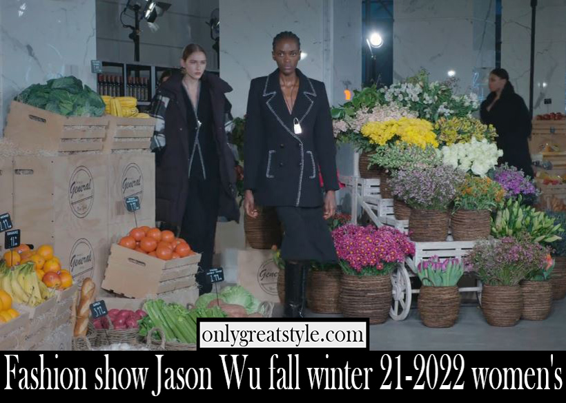 Fashion show Jason Wu fall winter 21 2022 womens