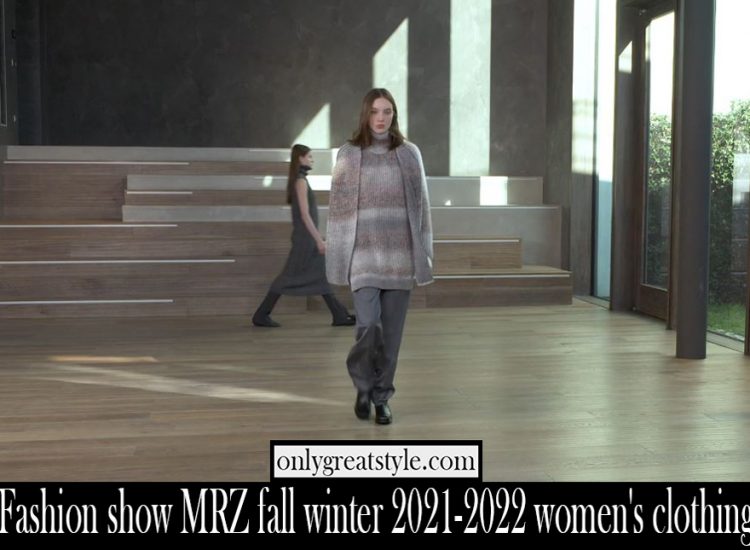 Fashion show MRZ fall winter 2021 2022 womens clothing