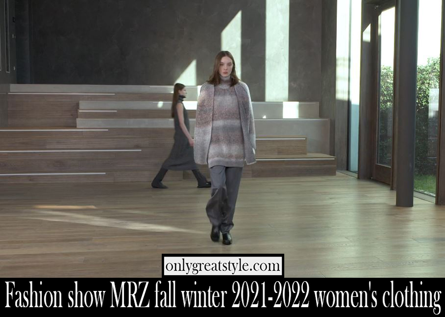 Fashion show MRZ fall winter 2021 2022 womens clothing Fashion show MRZ fall winter 2021 2022 womens clothing