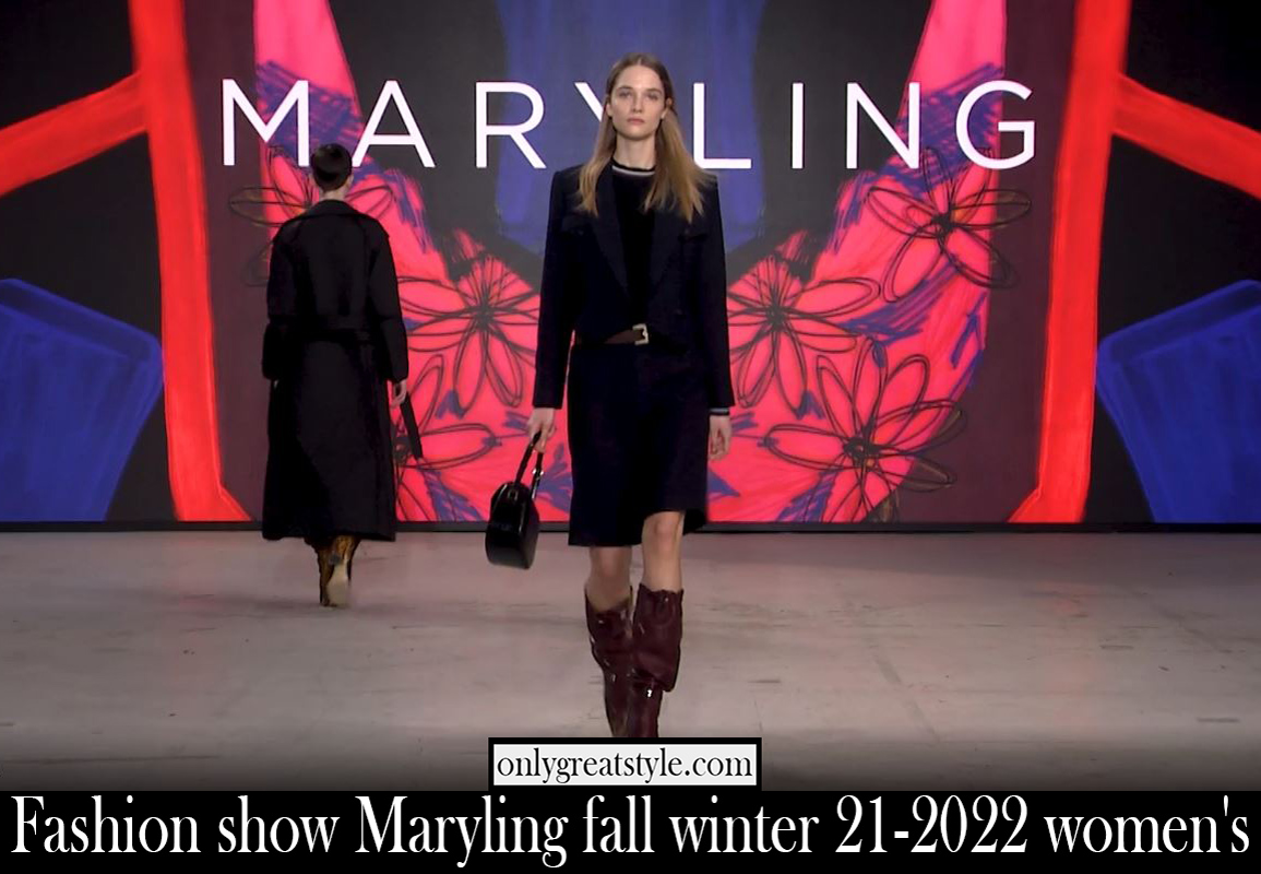 Fashion show Maryling fall winter 21 2022 womens