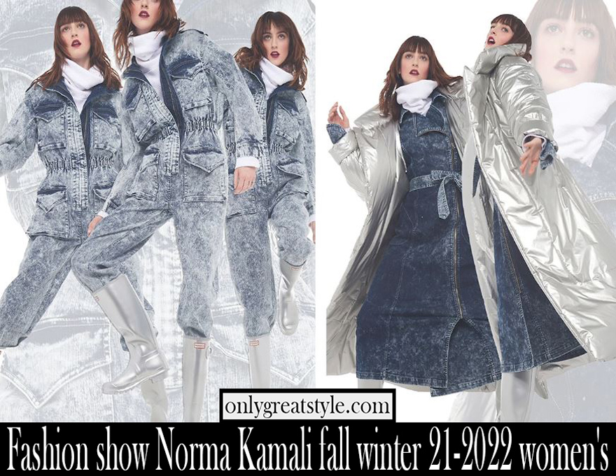 Fashion show Norma Kamali fall winter 21 2022 womens