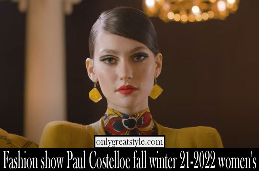 Fashion show Paul Costelloe fall winter 21 2022 womens