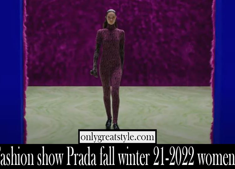 Fashion show Prada fall winter 21 2022 womens
