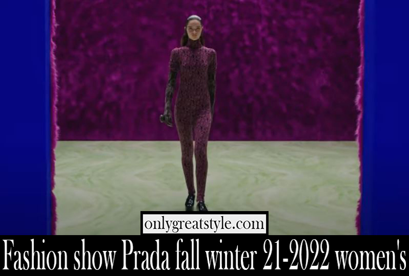 Fashion show Prada fall winter 21 2022 womens