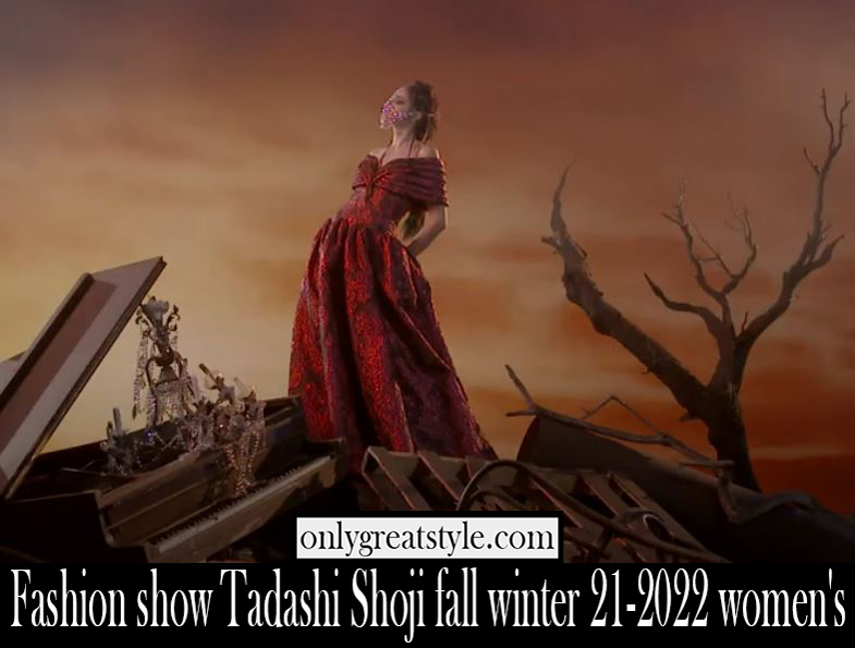 Fashion show Tadashi Shoji fall winter 21 2022 womens
