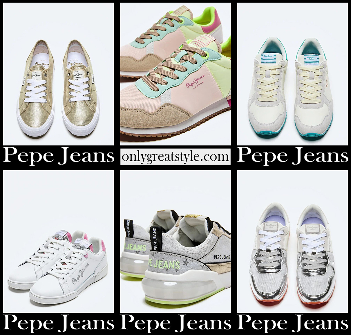 Pepe Jeans sneakers 2021 new arrivals womens shoes