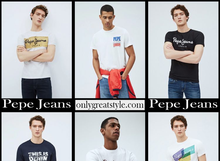 Pepe Jeans t shirts 2021 new arrivals mens fashion