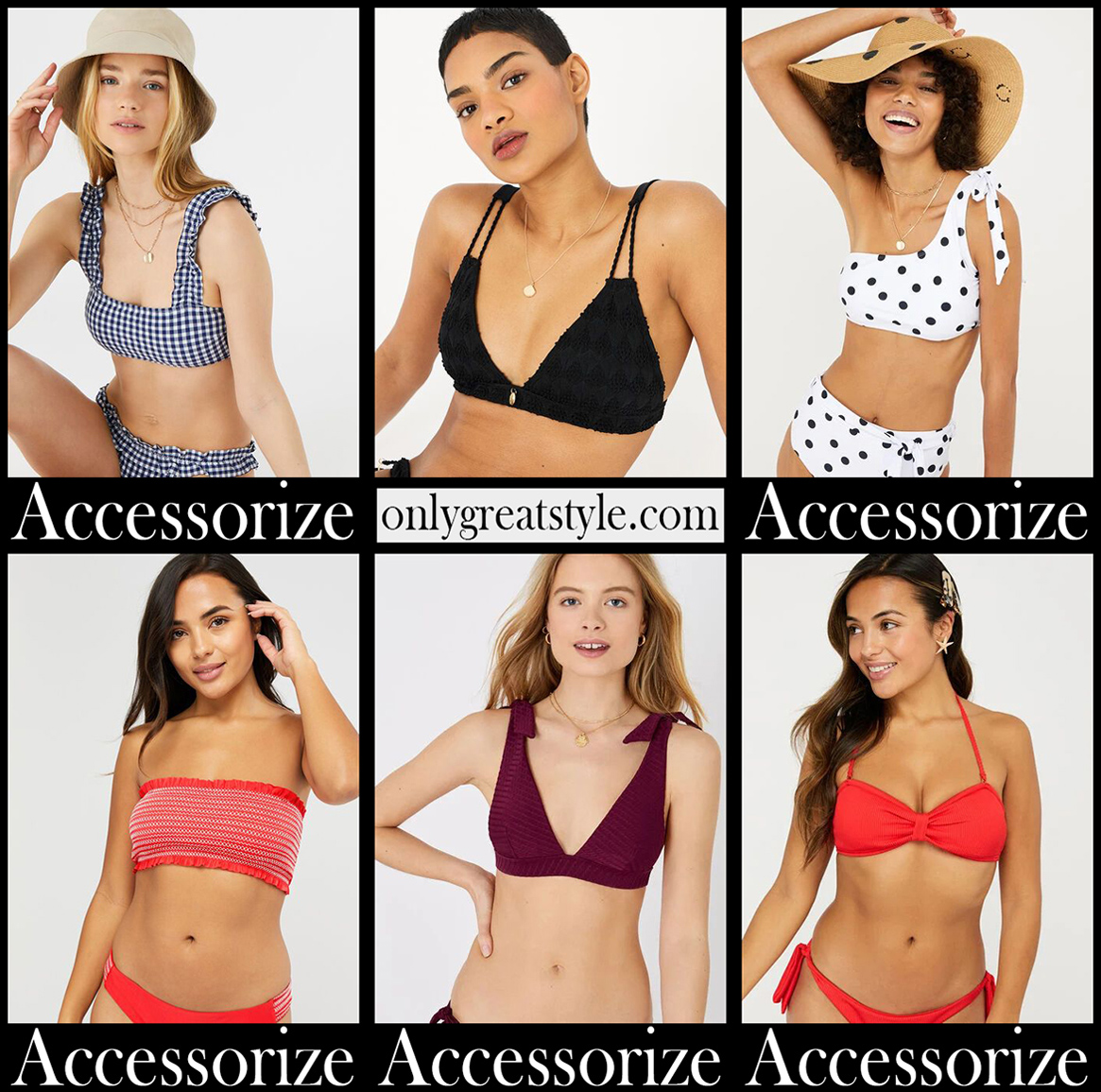 Accessorize bikinis 2021 new arrivals womens swimwear