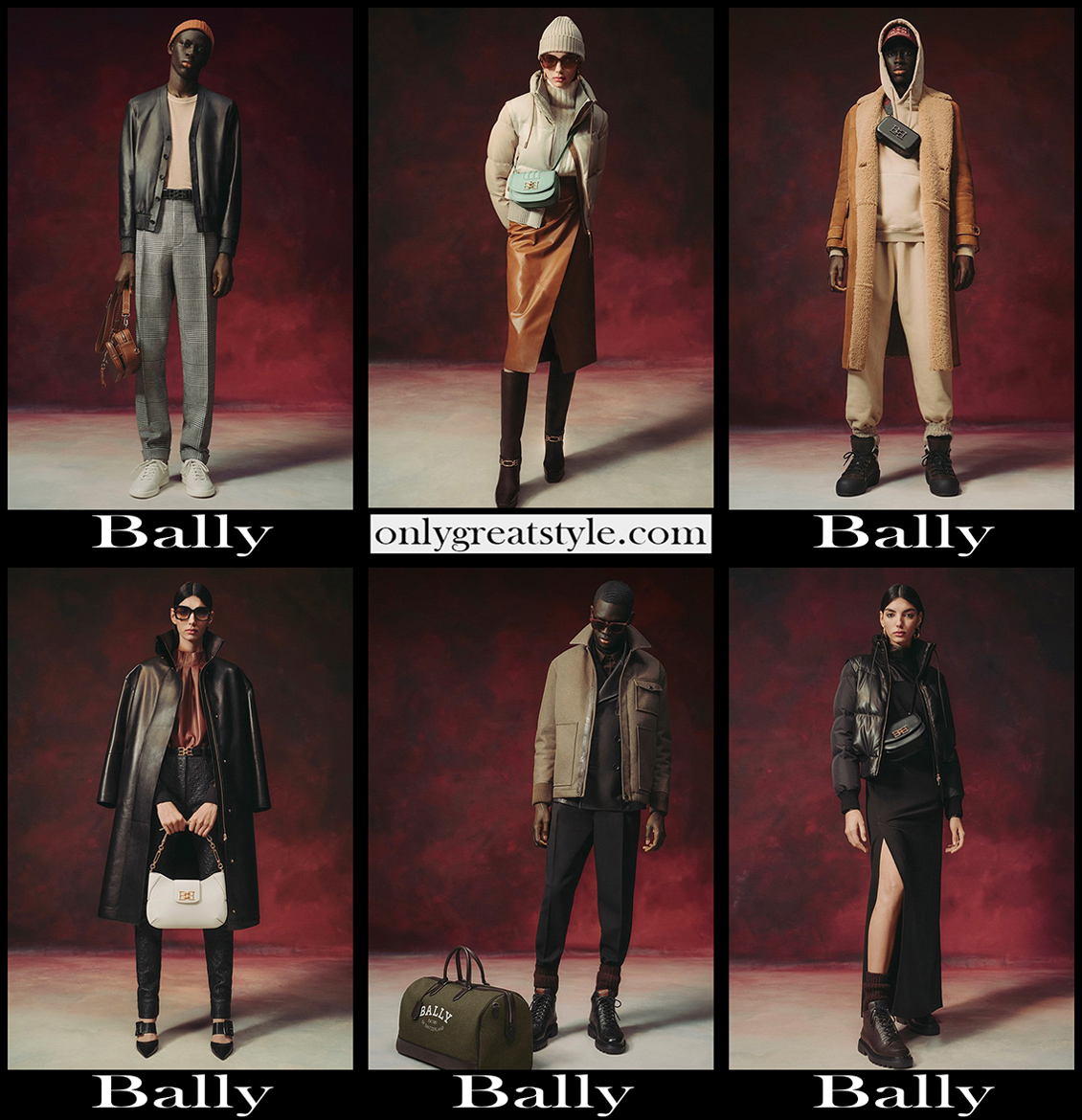 Fashion Bally fall winter 2021 2022 clothing collection