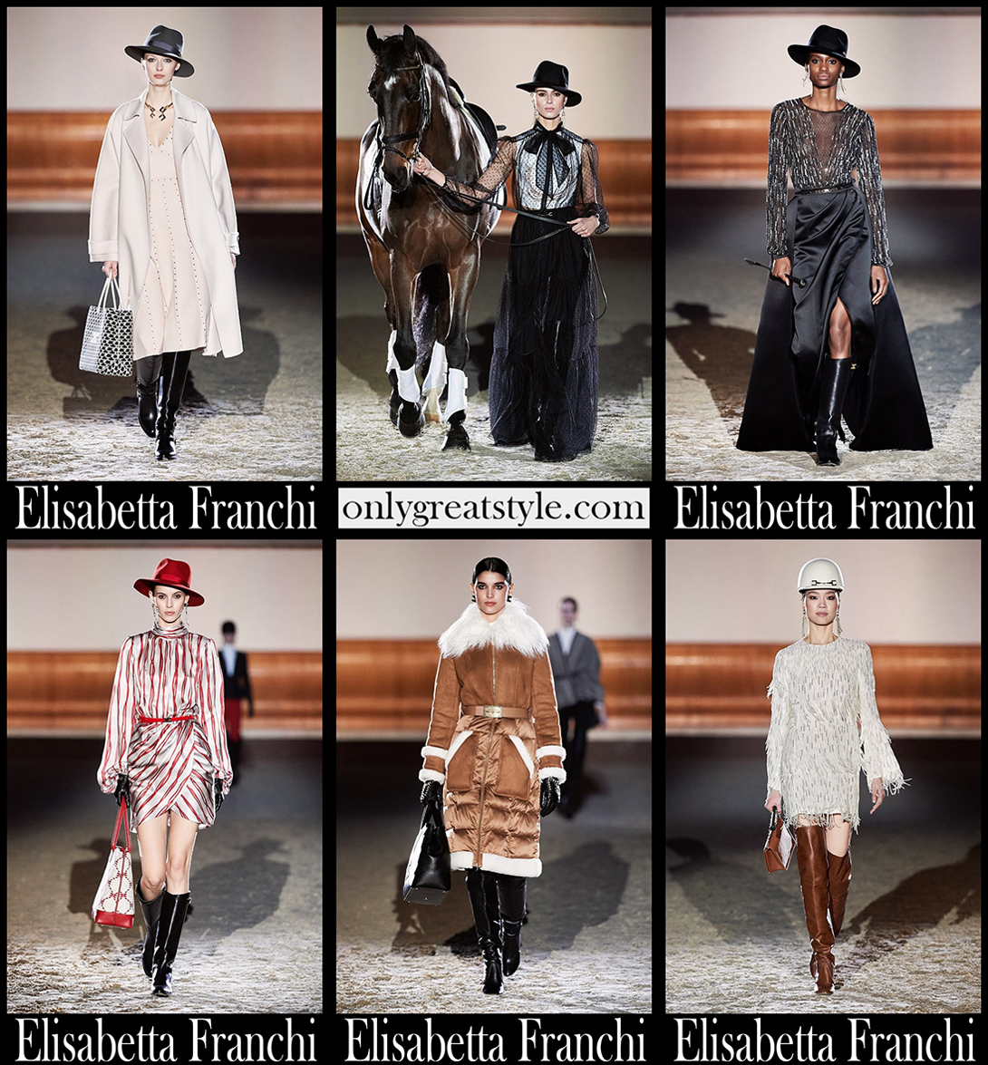 Fashion Elisabetta Franchi fall winter 2021 2022 clothing
