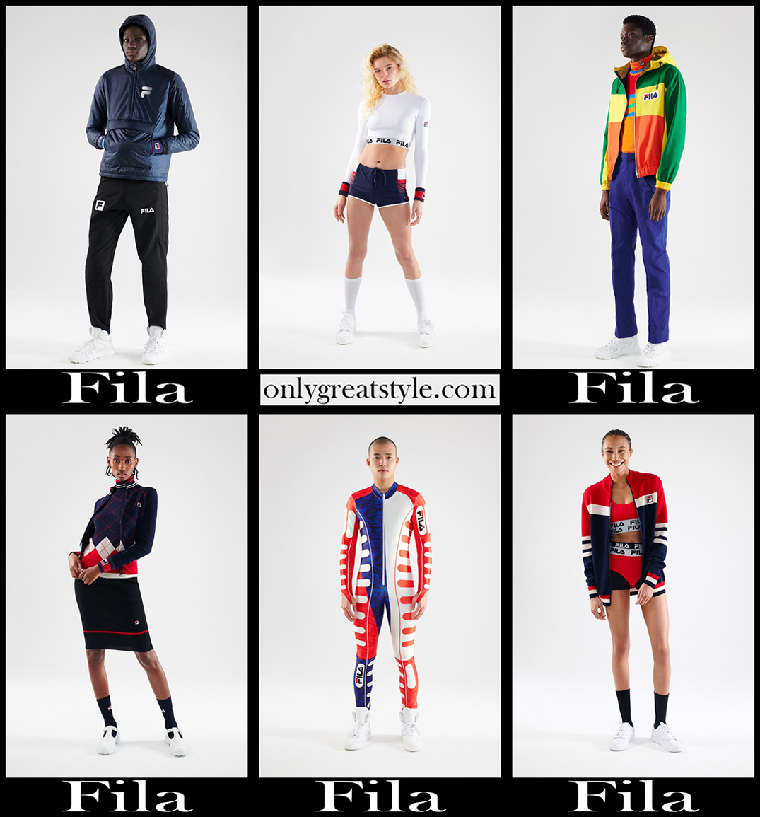 Fashion Fila fall winter 2021 2022 clothing collection