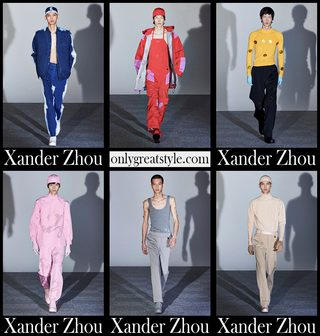 Fashion Xander Zhou spring summer 2021 mens clothing