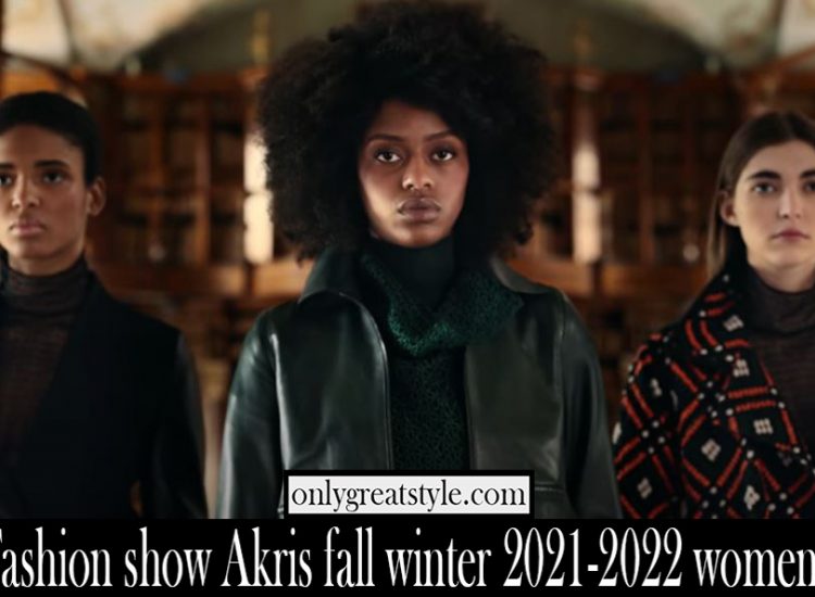 Fashion show Akris fall winter 2021 2022 womens