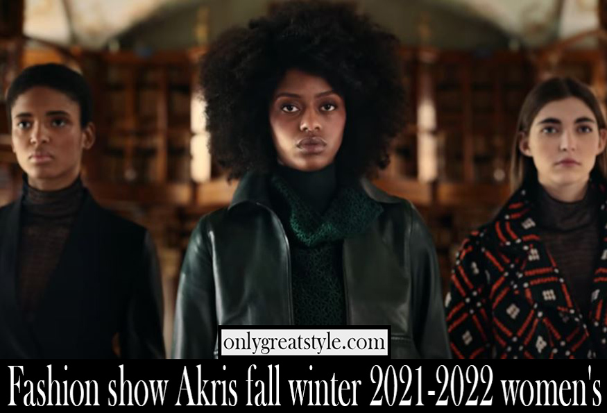 Fashion show Akris fall winter 2021 2022 womens