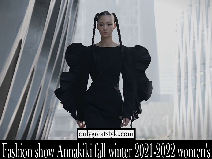 Fashion show Annakiki fall winter 2021 2022 womens Fashion show Annakiki fall winter 2021 2022 womens