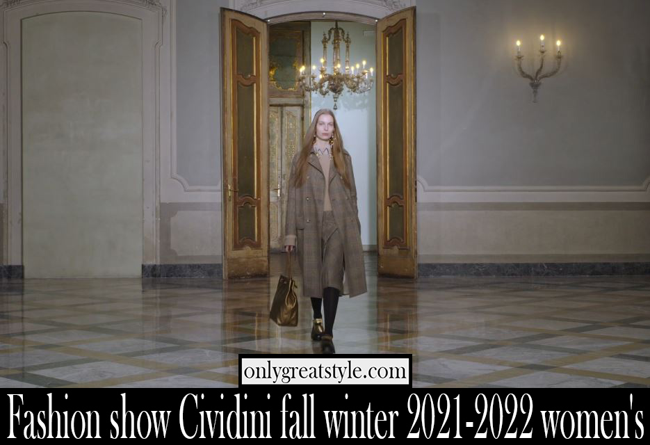 Fashion show Cividini fall winter 2021 2022 womens